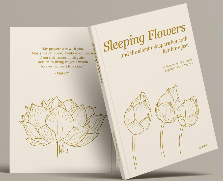Sleeping Flowers and the silent whispers beneath her barefeet.